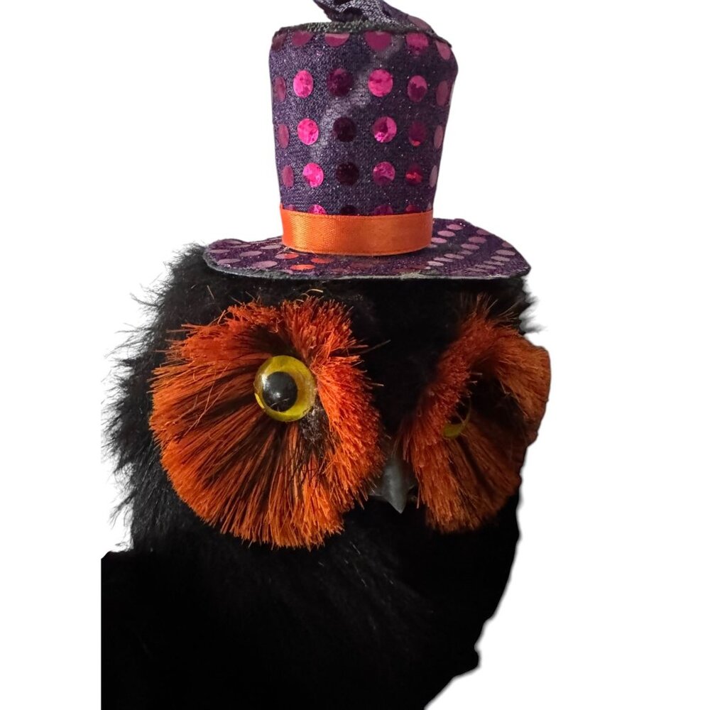 Halloween 4 Owls Fur Creepy Eyes Hats